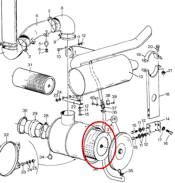 ФИЛЬТР НАРУЖНЫЙ ВОЗДУШНЫЙ NEW HOLLAND 80753486 - 753486