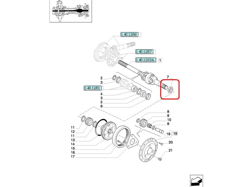 УПЛОТНИТЕЛЬ ВАЛА NEW HOLLAND CASE 5177709 - 5184117 - 5184118 - 5133799