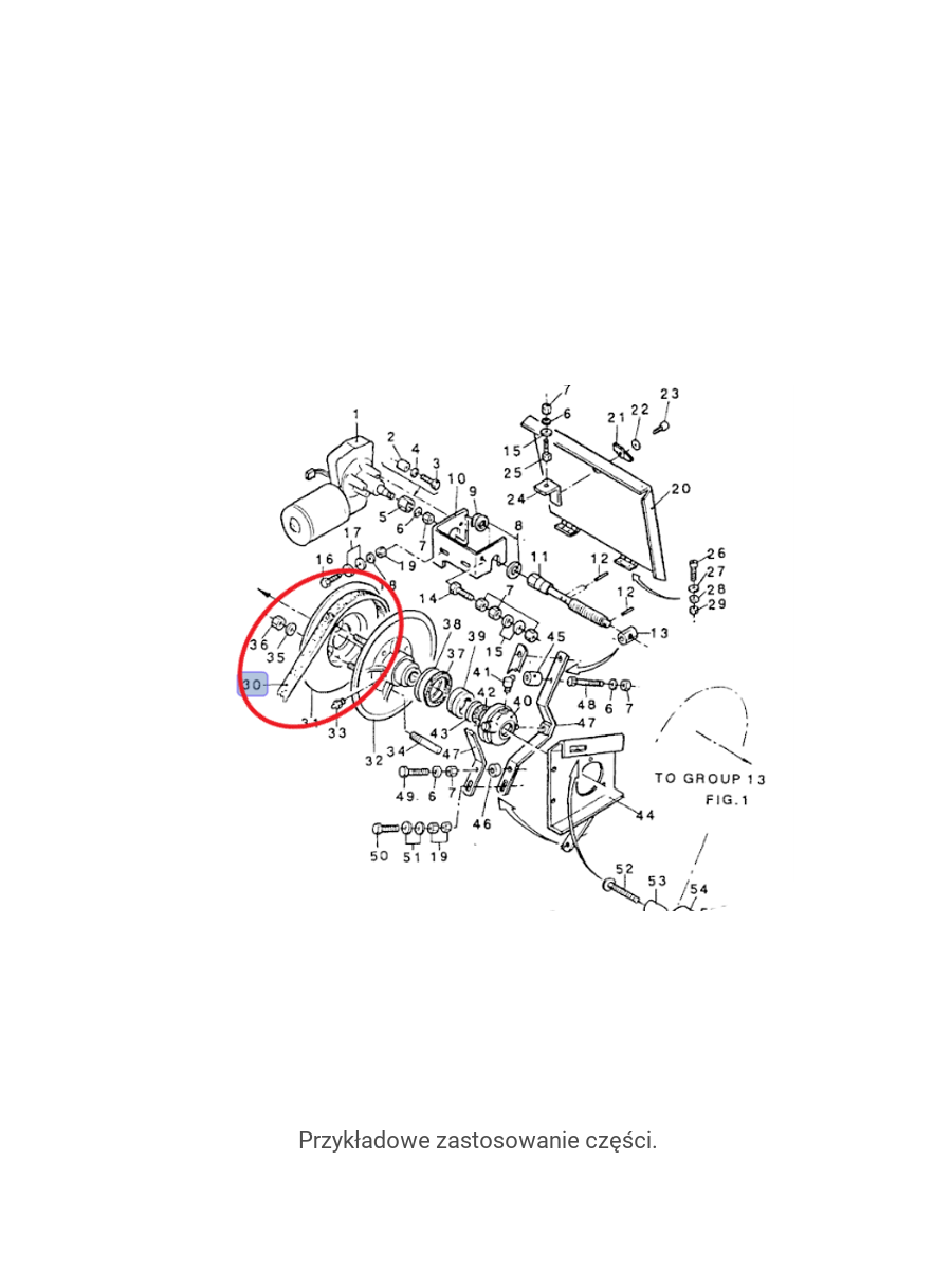 РЕМЕНЬ ГОЛОВНОЙ ПЕРЕДАЧИ МОТОРА NEW HOLLAND CASE 80334065 - 334065