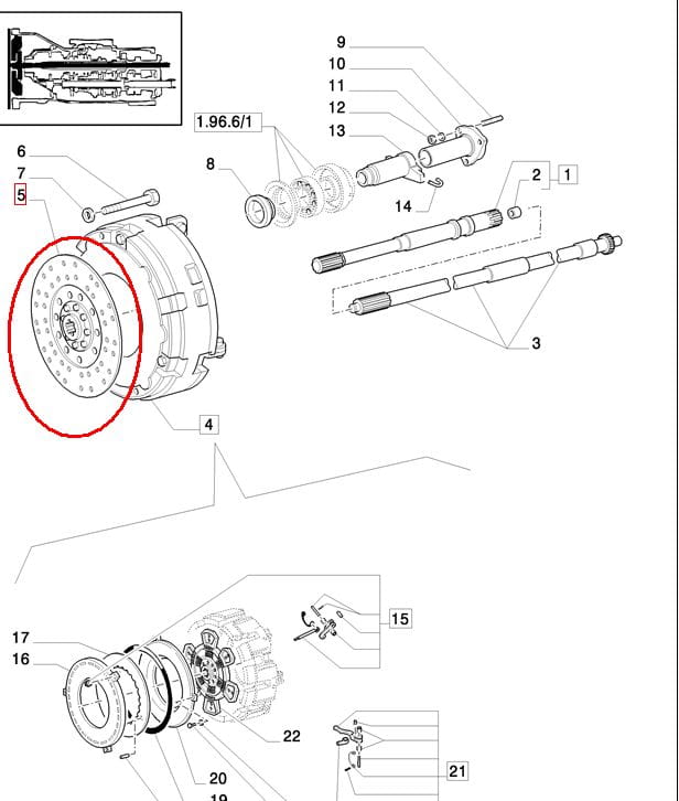 НАСТЕННЫЙ ДИСК СЦЕПЛЕНИЯ NEW HOLLAND 5167937