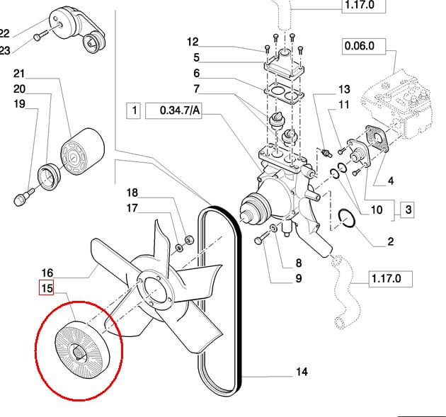 ВИСКОЗНЫЙ КЛАТЧ NEW HOLLAND CASE 82006847