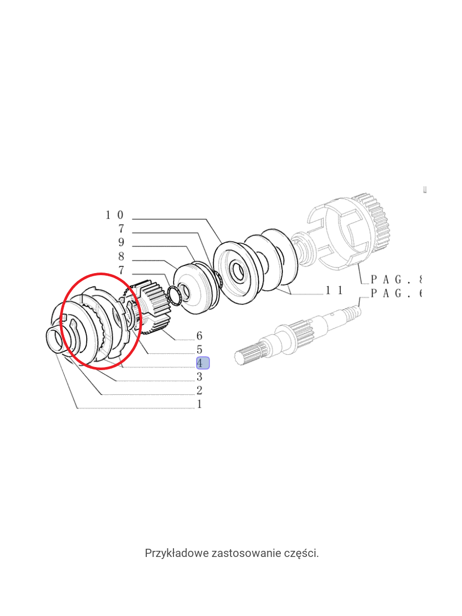 Комплект роликовых дисков New Holland CNH 5163903