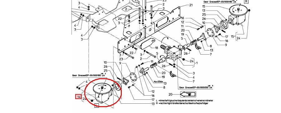 КПП Kverneland RSM левый VNB4064578 - A148755230