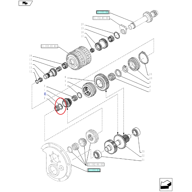 КОМПЛЕКТ КОЛЬЦО NEW HOLLAND 81864253