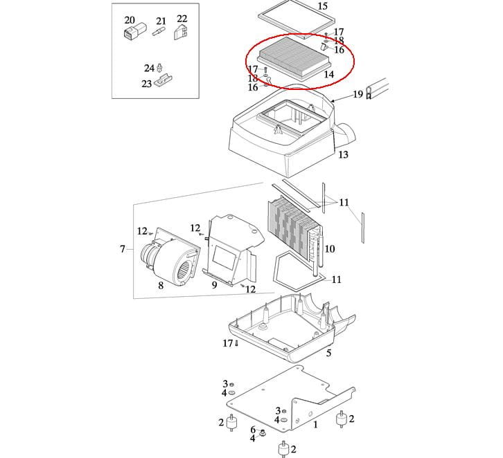 ФИЛЬТР САЛОННЫЙ NEW HOLLAND CASE 47106551 - 1-34-584-630 - 47984110