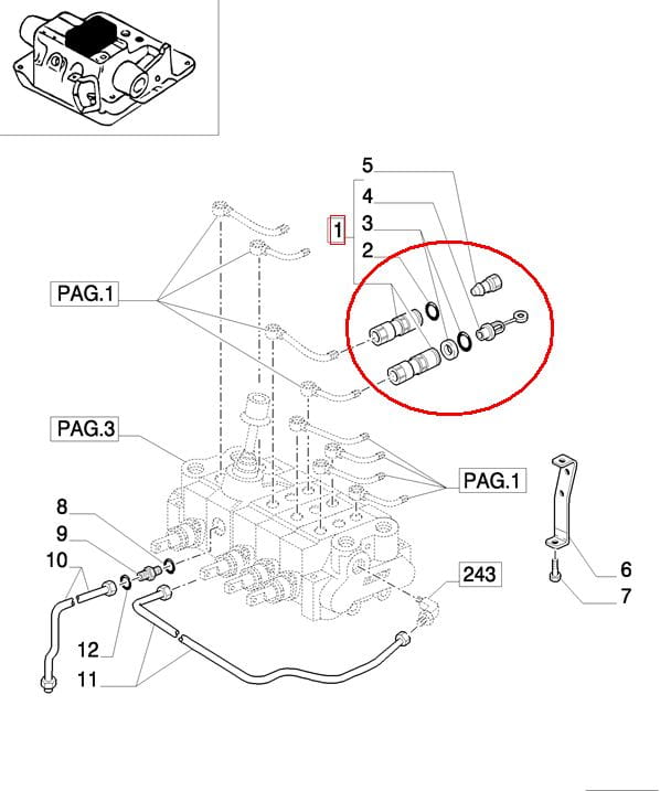 БЫСТРОСОЕДИНИТЕЛЬ NEW HOLLAND CASE 5189323 - 5152194