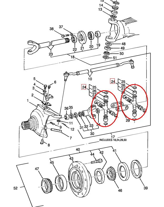 КОРПУС КРЕСТОВОГО ВАЛА NEW HOLLAND DANA5319X - 81874909 - 80126761 - 84355343