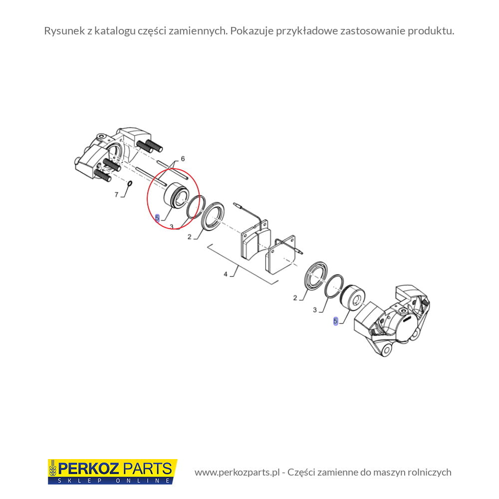 ТОРМОЗНОЙ ПОРШЕНЬ NEW HOLLAND КОРПУС 89850149 - 9850149