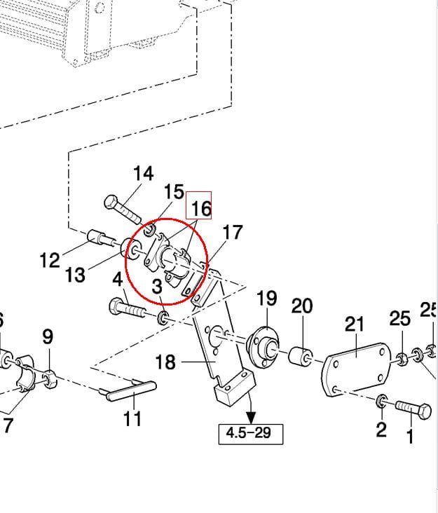 КОРПУС АМОРТИЗАТОРА NEW HOLLAND CASE 84032313 - 84446877