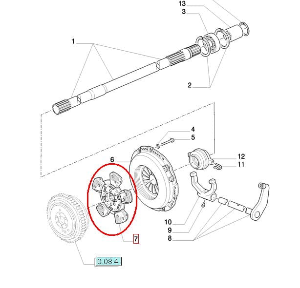 КОРПУС ДИСК СЦЕПЛЕНИЯ NEW HOLLAND 5165650